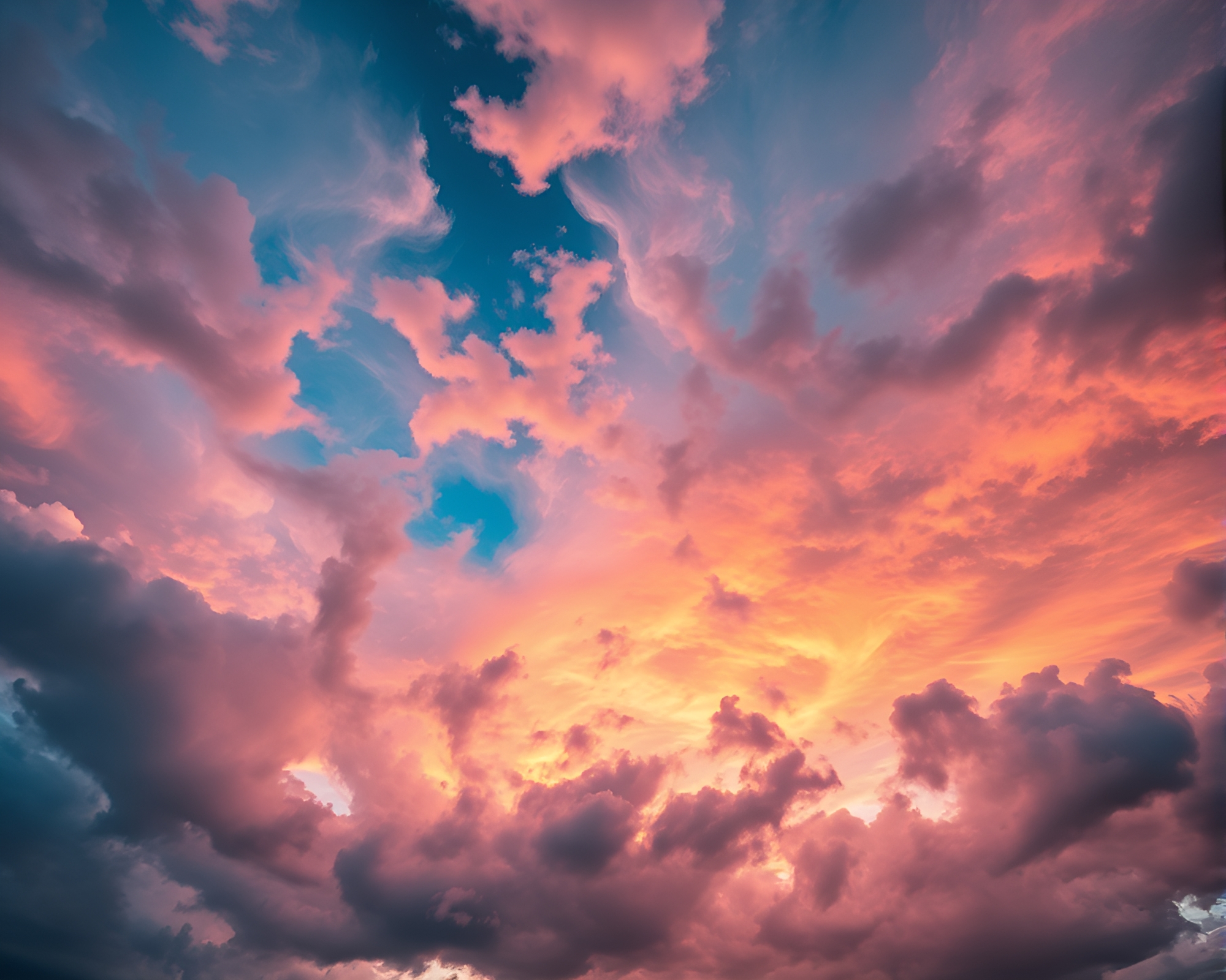Ethereal and Chaotic Sky Enveloped in Creative Energy – free AI stock image