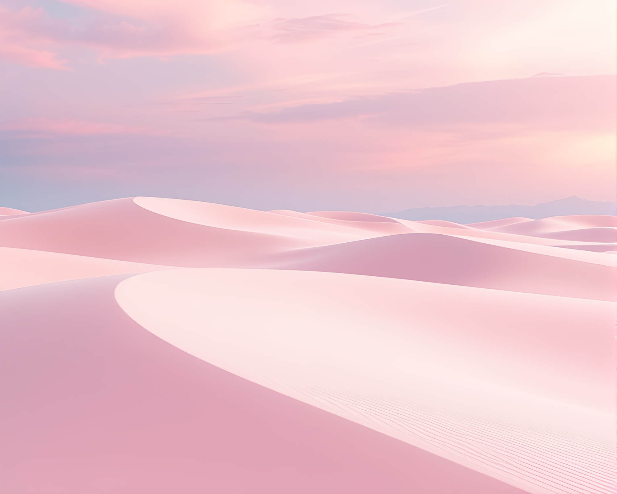 Dreamy Pastel Crystal Desert Shimmers Serenely – free AI stock image
