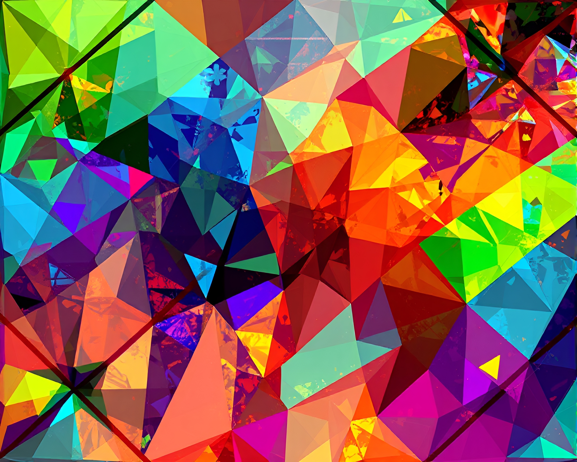 Vibrant Abstract Artwork in Modern Style – free AI stock image
