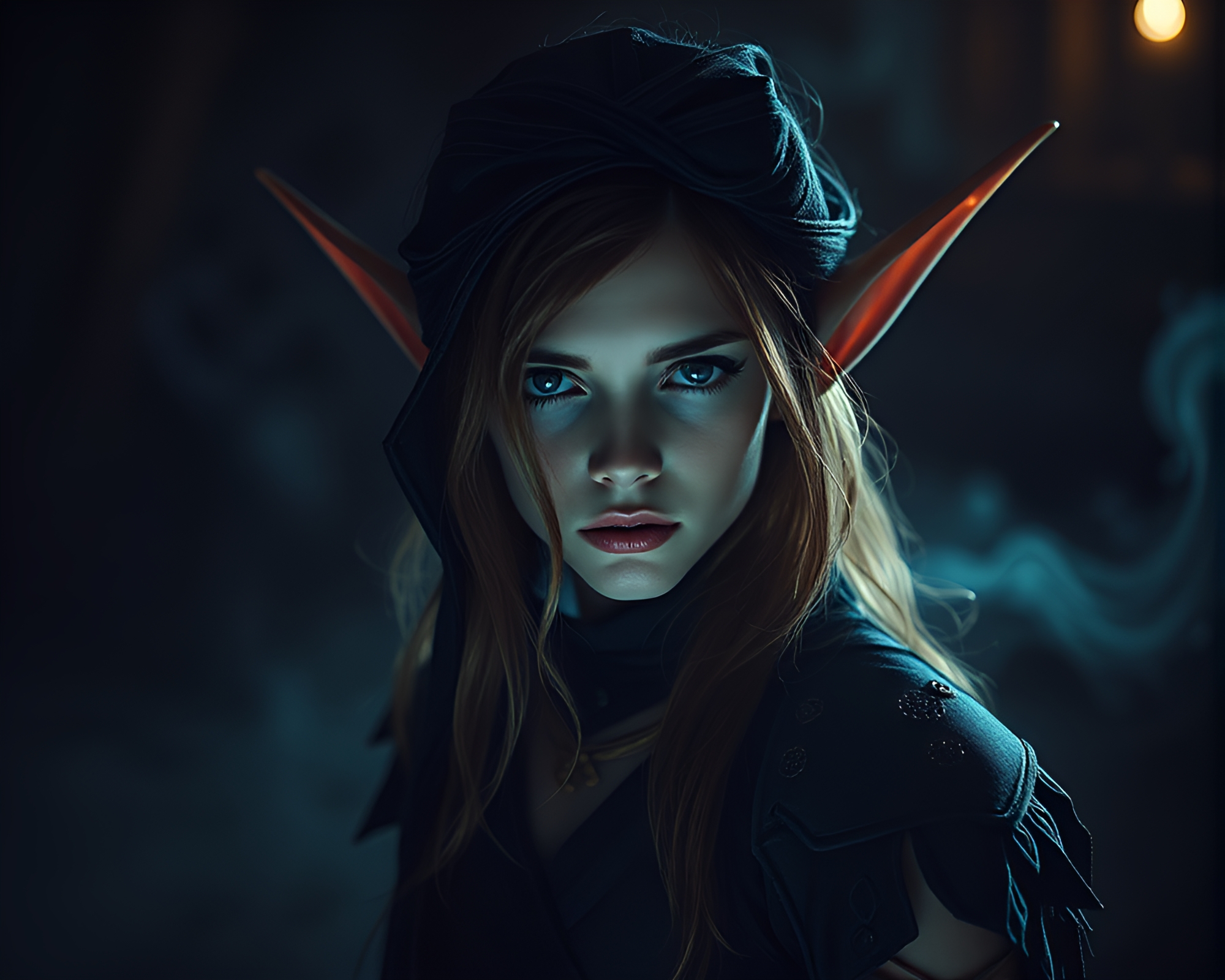 Stunning Fantasy Portrait in Gothic Style – free AI stock image