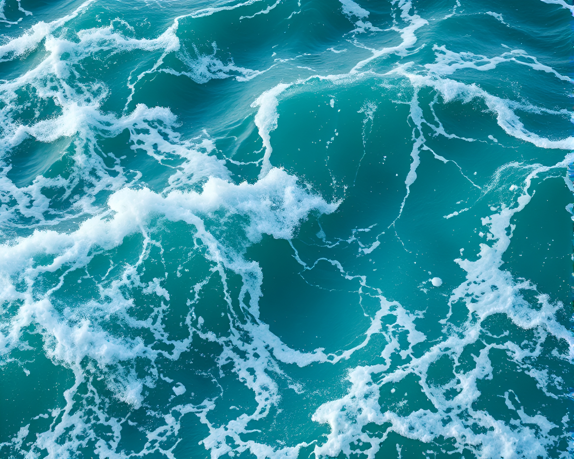 Vibrant Waves Bursting with Energy and Movement – free AI stock image