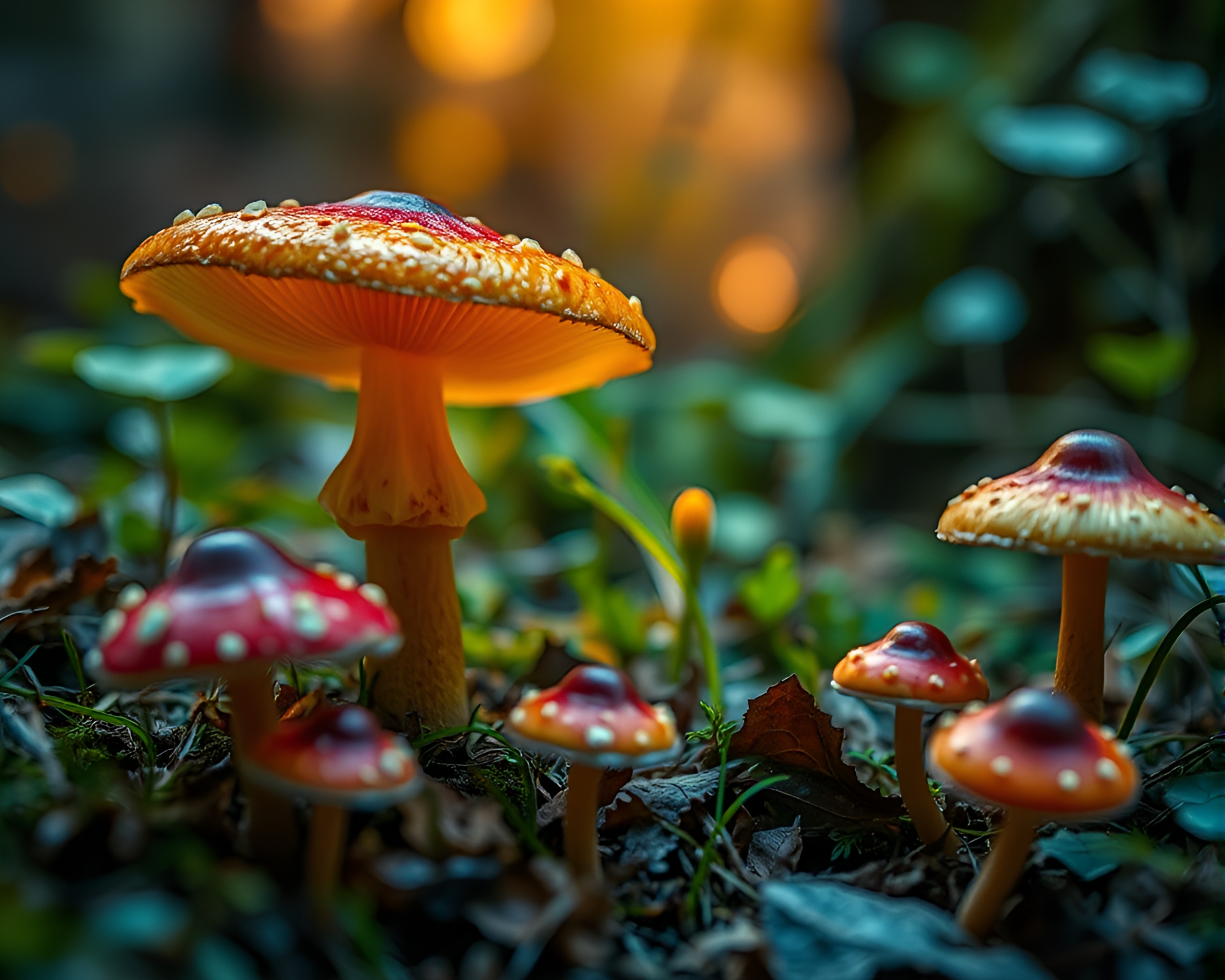 Fascinating Forest Discovery in Fantasy Style – free AI stock image