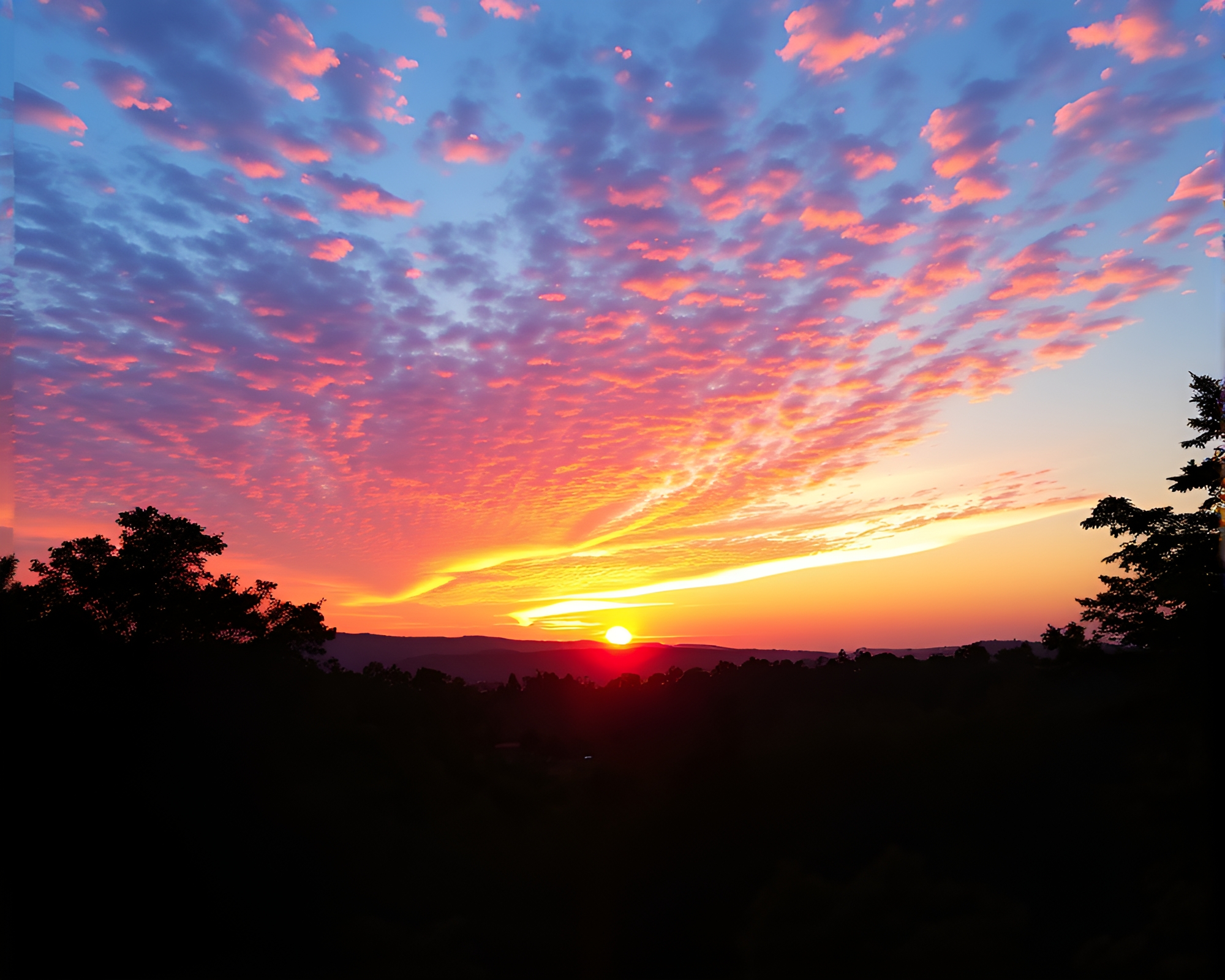 Serenity of Sunset – free AI stock image