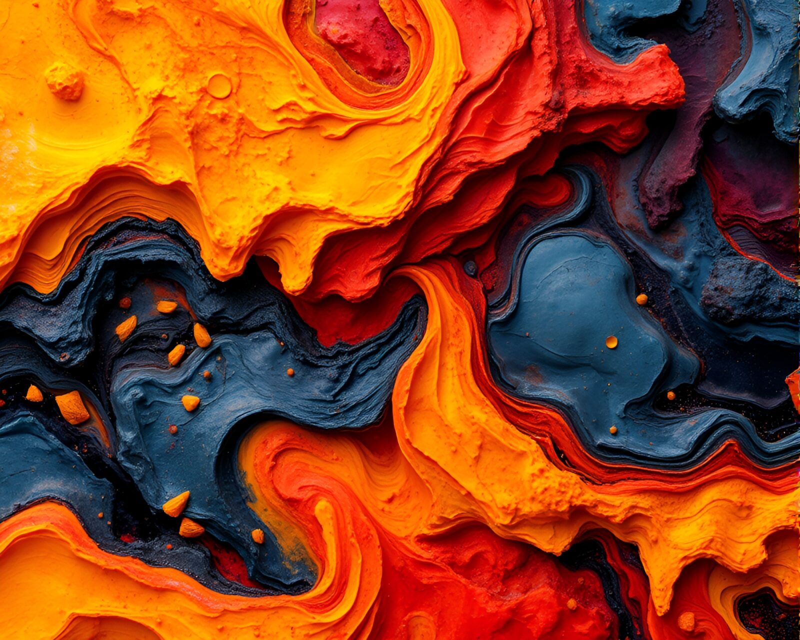 Colorful masterpiece featuring intricate textures and details