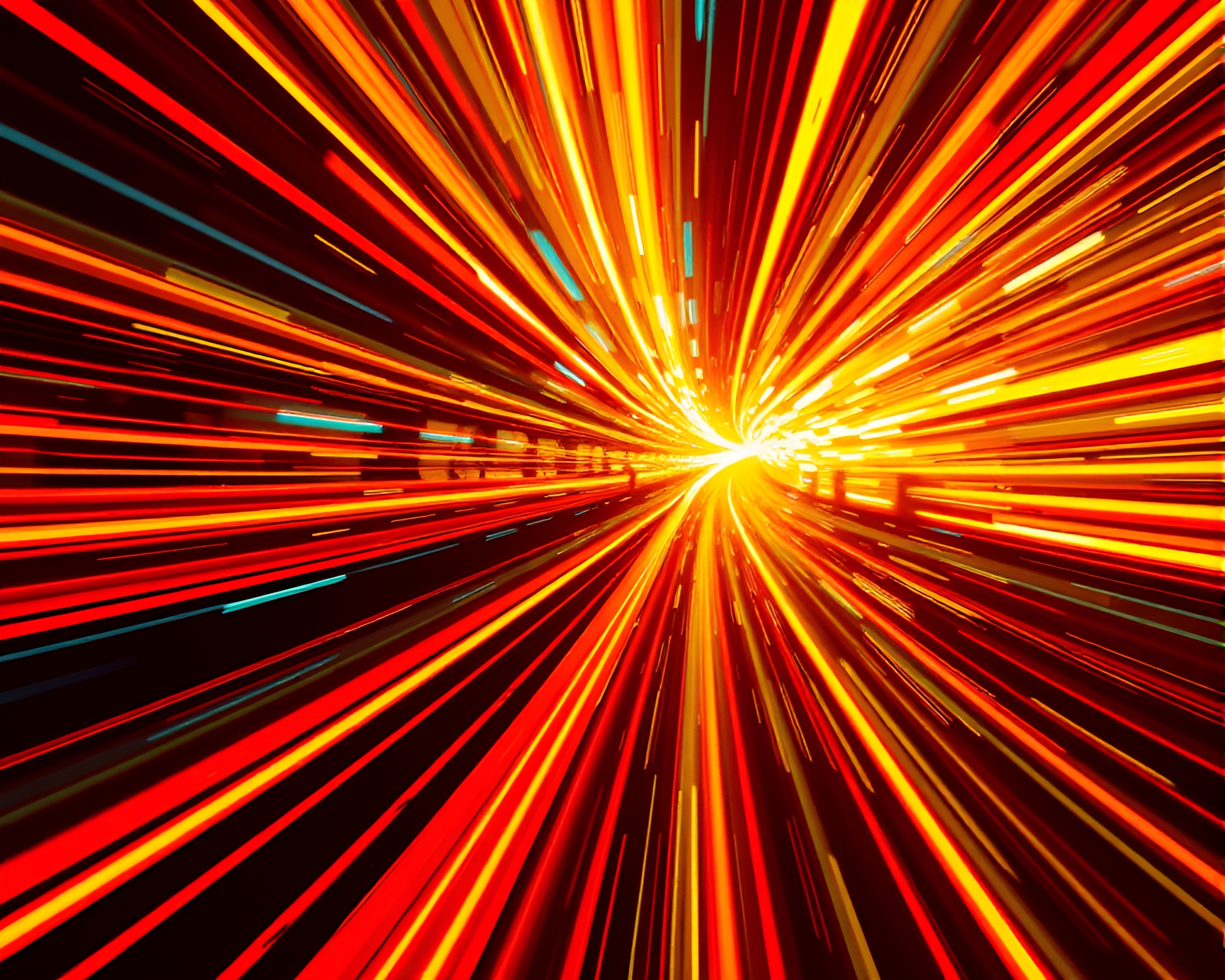 Vibrant Kinetic Light Trails in Rustic Pop Art Style – free AI stock image
