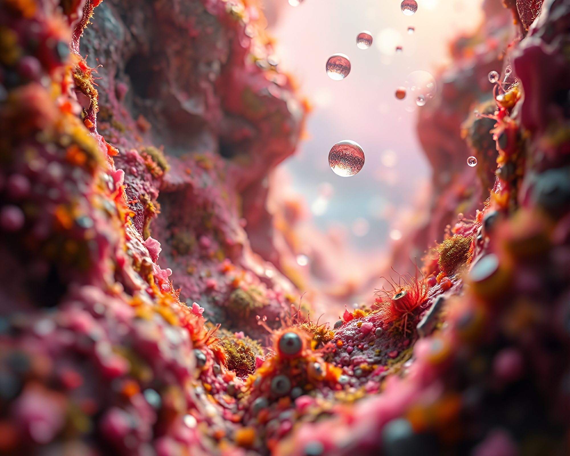 Surreal Macro Photography Revealing Dreamlike Details – free AI stock image