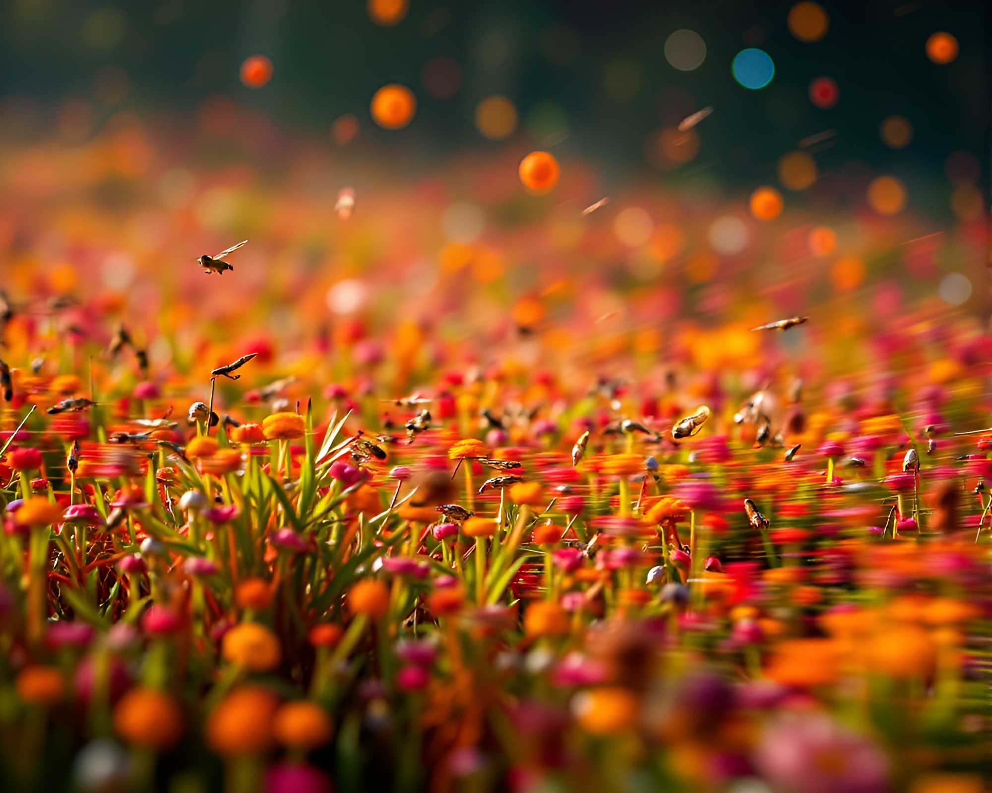 Mesmerizing Spectral Battlefield Macro Photography – free AI stock image