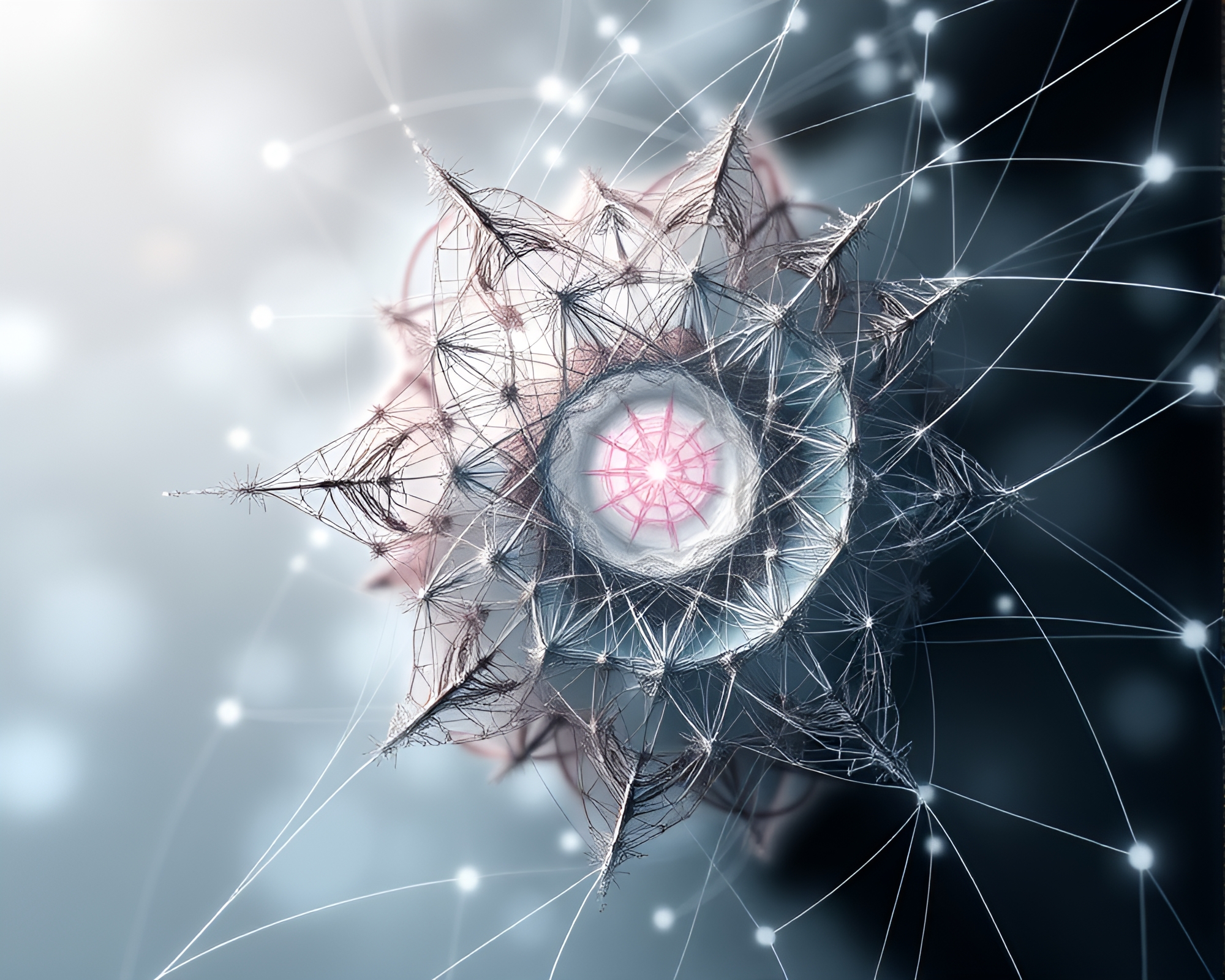 Mesmerizing Charcoal Sketch of Intricate Fractal Geometry – free AI stock image
