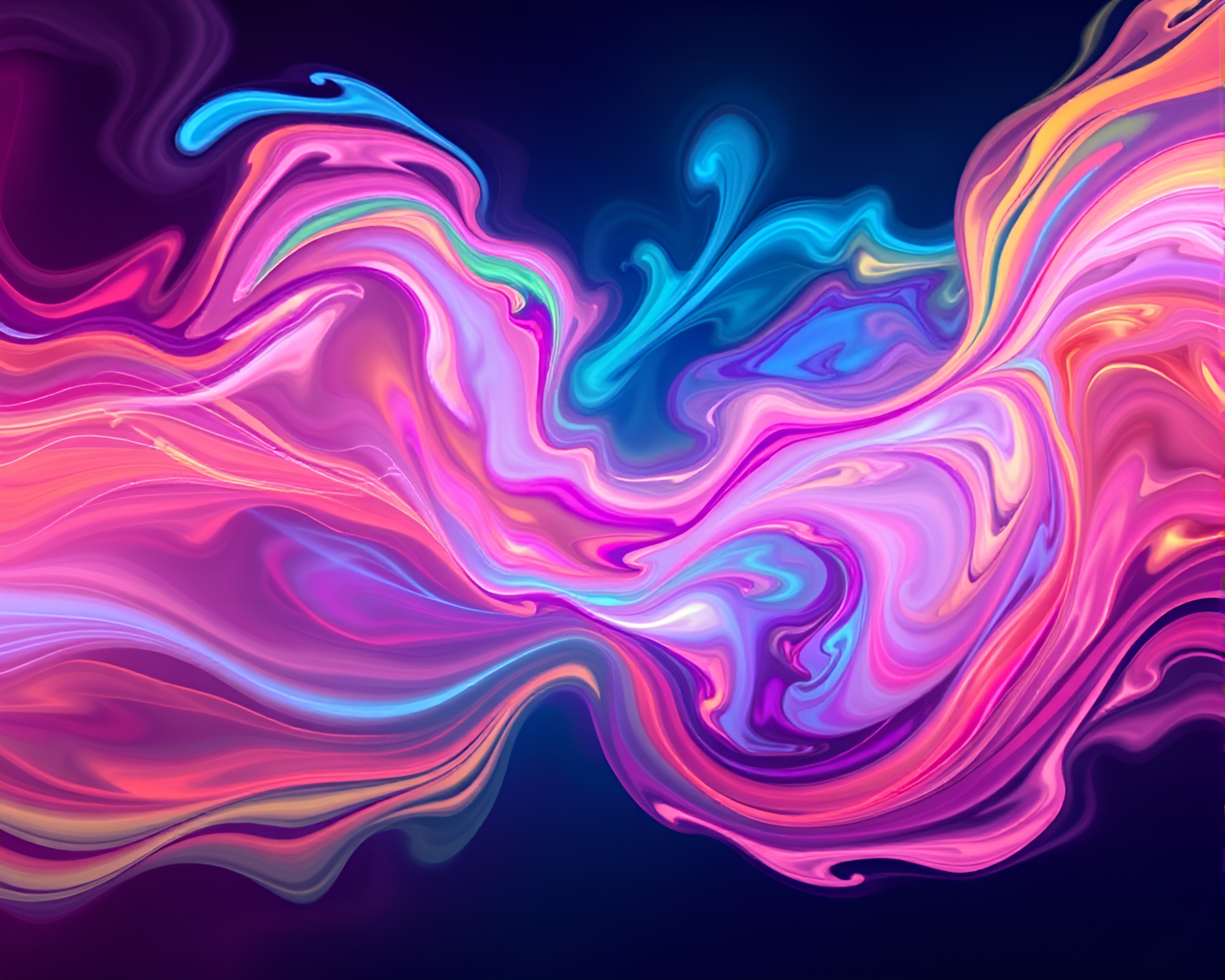 Swirling Colors in Zero-Gravity Chamber Collage – free AI stock image