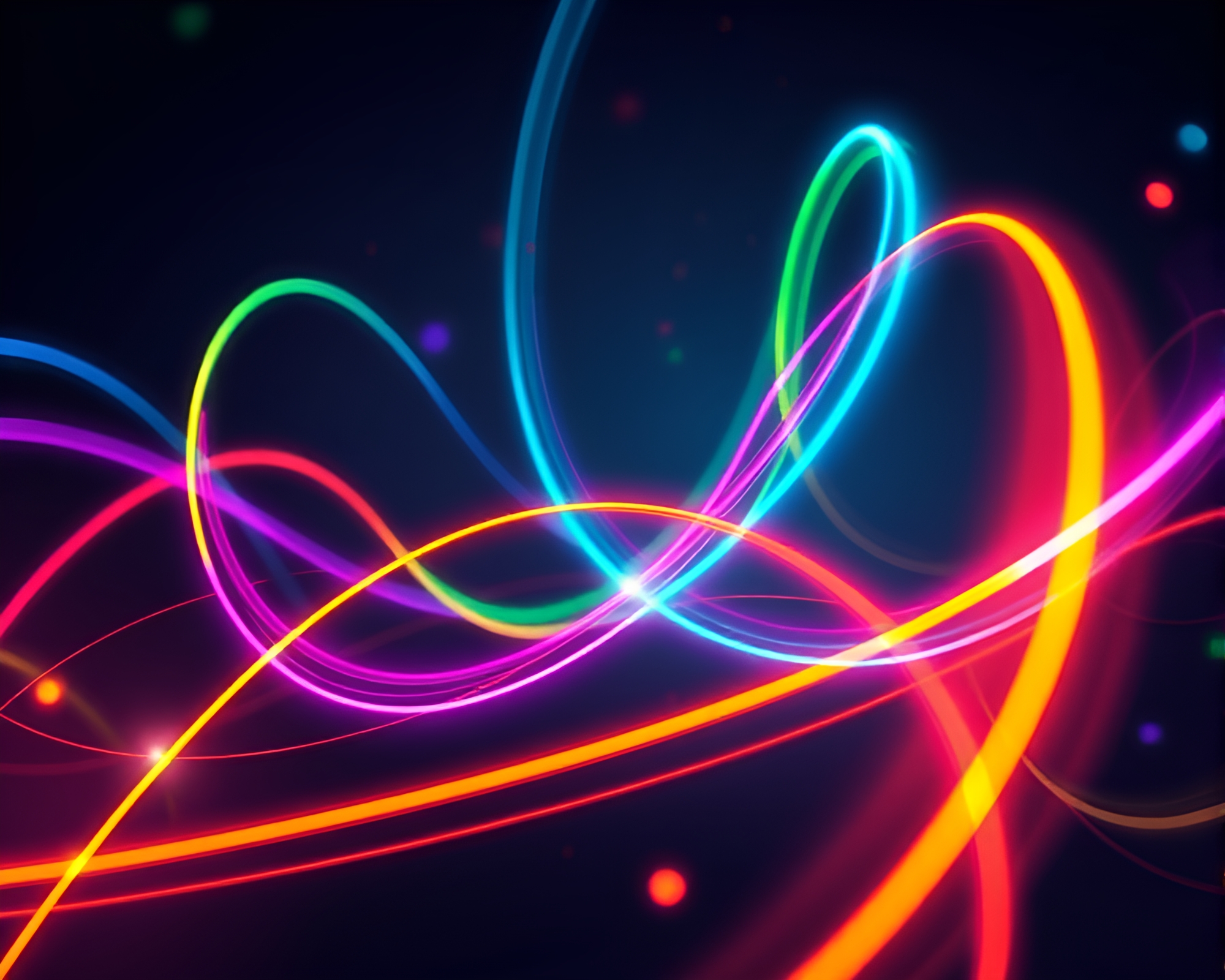 Dynamic Kinetic Light Trails in Pixel Art Wonderland – free AI stock image