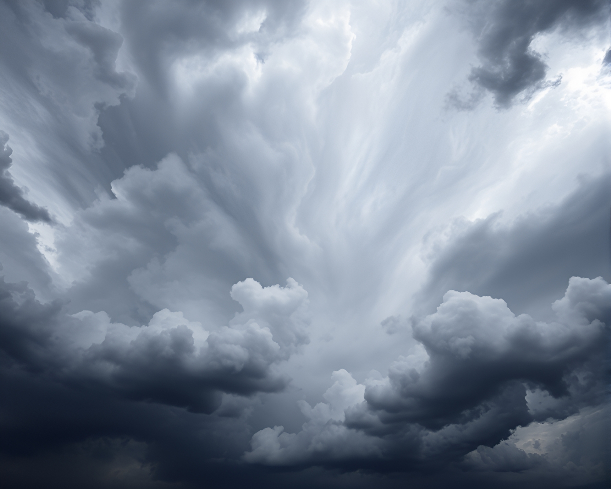 Dramatic Abstract Art: Swirling Stormy Skies – free AI stock image
