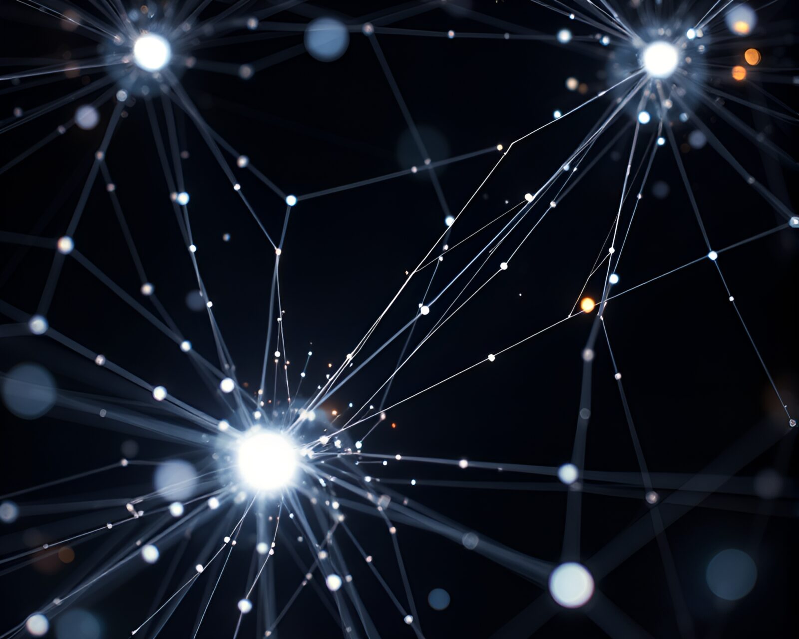 Intricate light threads in surreal quantum entanglement web