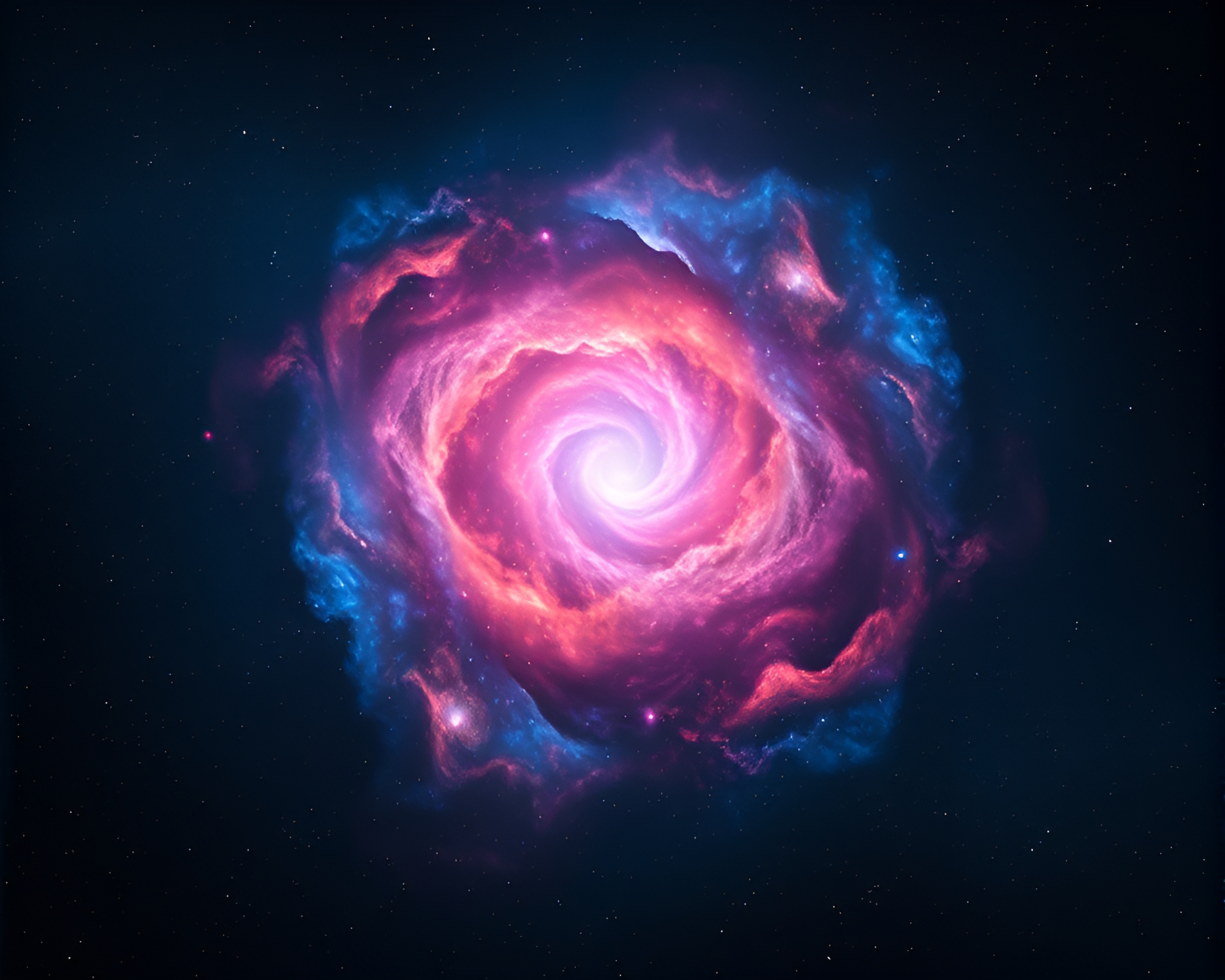 Spectacular Cosmic Nebula Swirl in Deep Space – free AI stock image