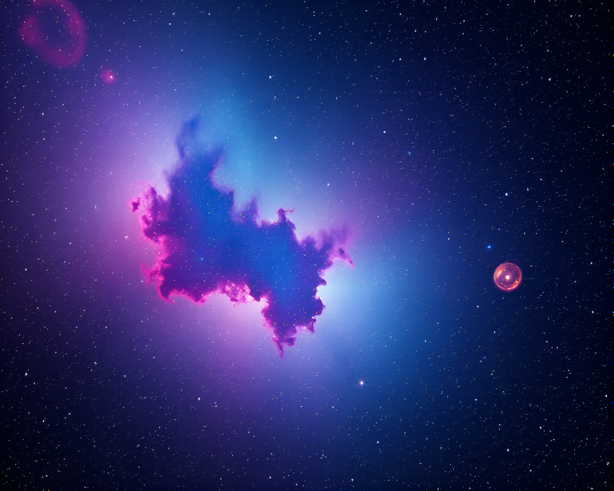 Infinite Starfield: Mesmerizing Cosmic Landscape of Dreams – free AI stock image