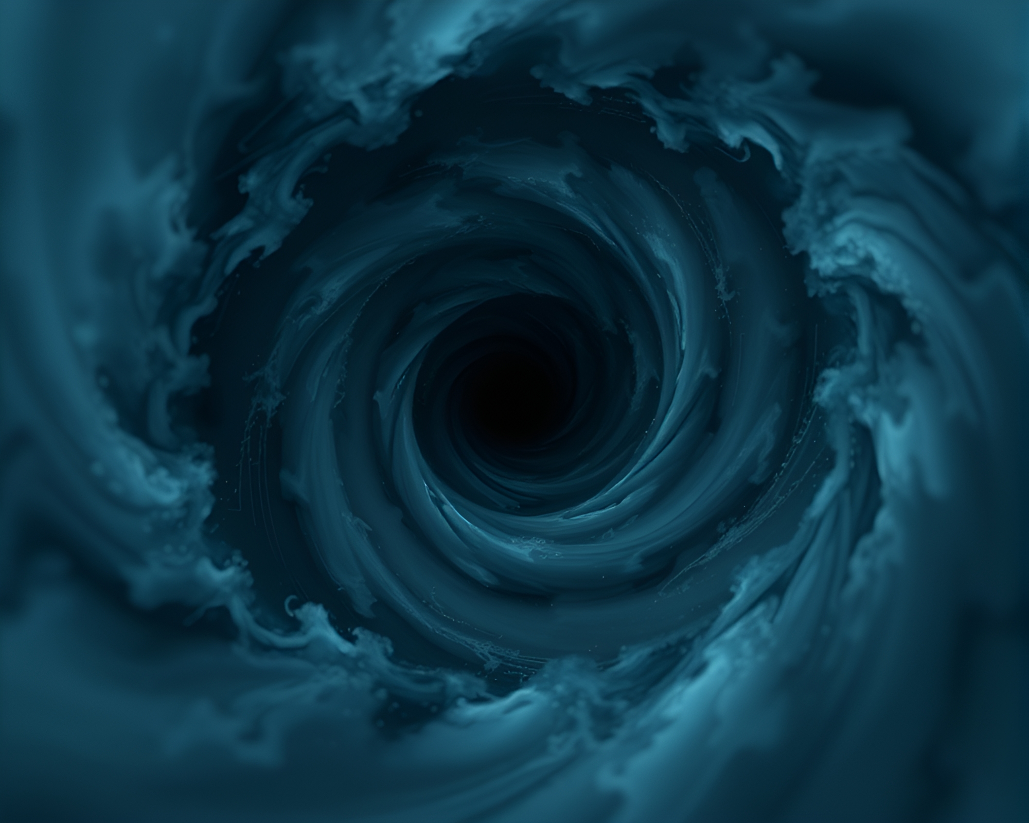 Intricate Quantum Vortex Swirling in Melancholic Beauty – free AI stock image