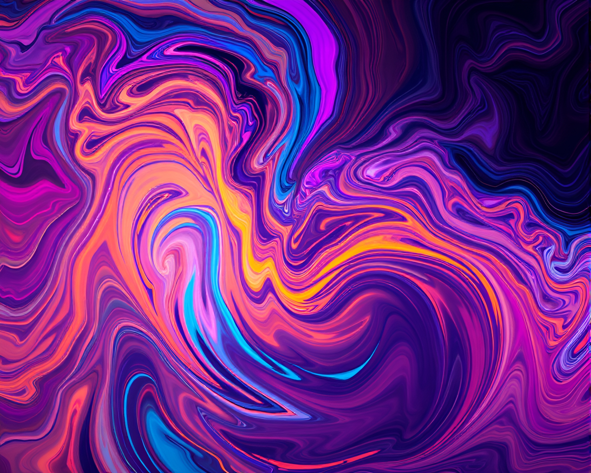 Captivating Time-Lapse of Vibrant Abstract Art Evolution – free AI stock image