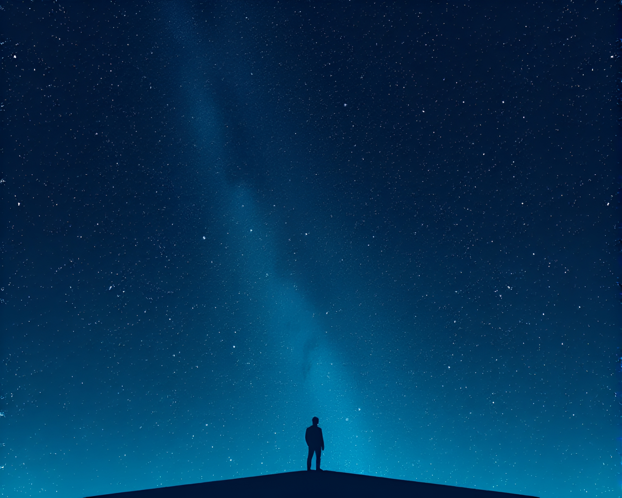 Ethereal Starlight: A Cosmic Tale of Solitude – free AI stock image