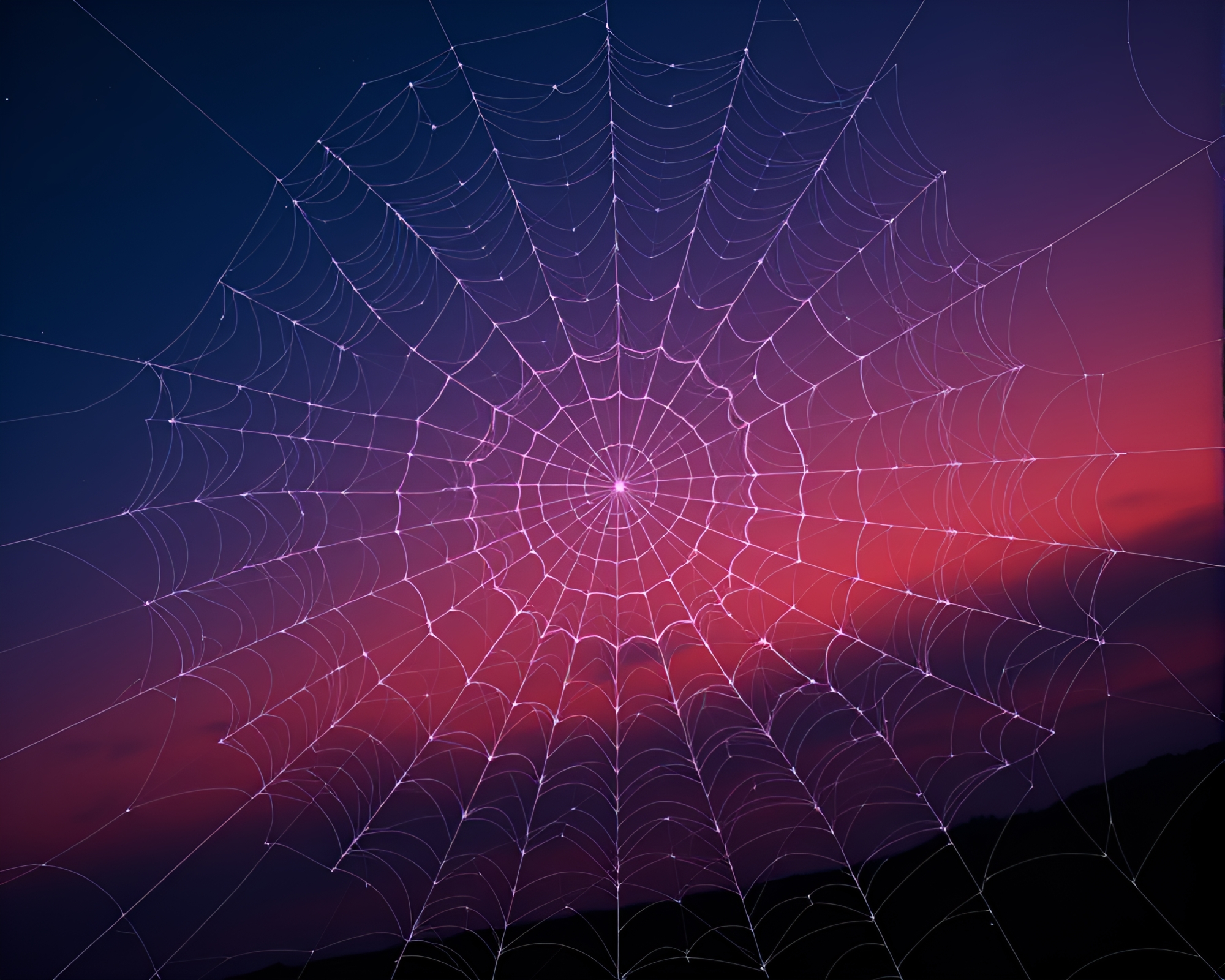 Mystical Quantum Entanglement Weaving Unity in Twilight – free AI stock image