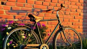 A Bicycle’s Quiet Resilience – free AI stock image