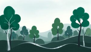 Abstract Harmony in Line Art – free AI stock image