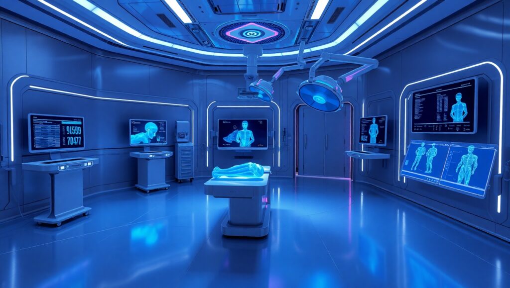 Advanced Surgical Tools in Action – free AI stock image