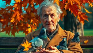 Autumn Reflections in Hyperrealism – free AI stock image