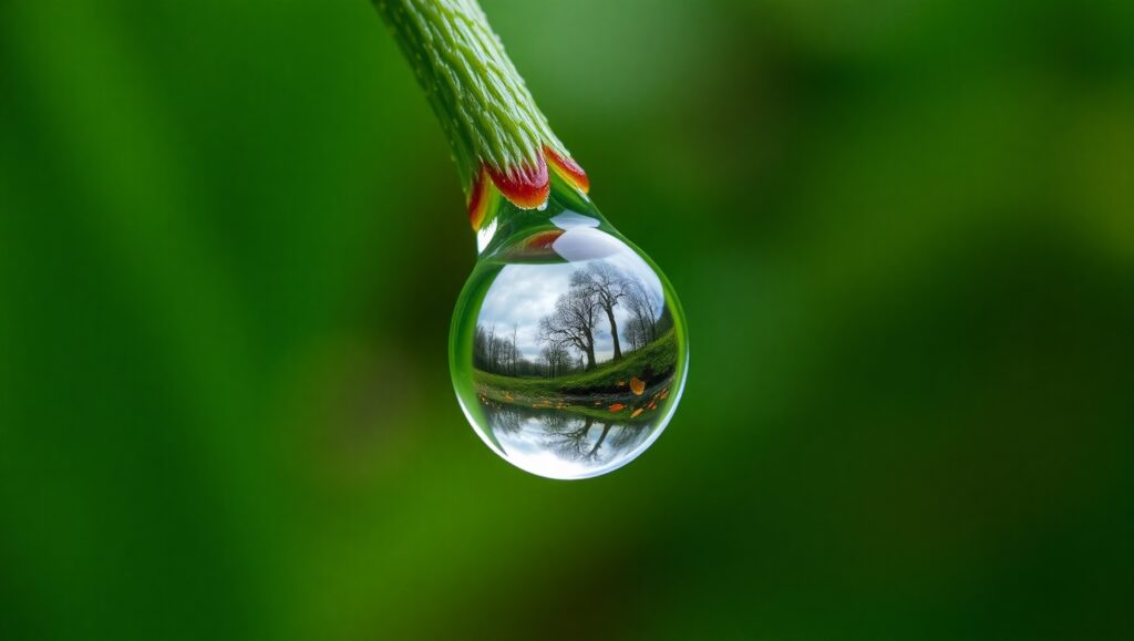 Beauty in a Tiny World – free AI stock image