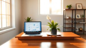 Bright and Inviting Office Space – free AI stock image