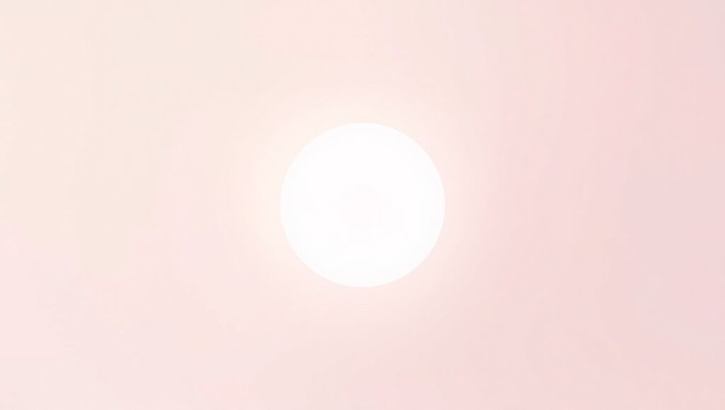 Calm Circle on Pastel Background – free AI stock image