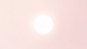 Calm Circle on Pastel Background – free AI stock image