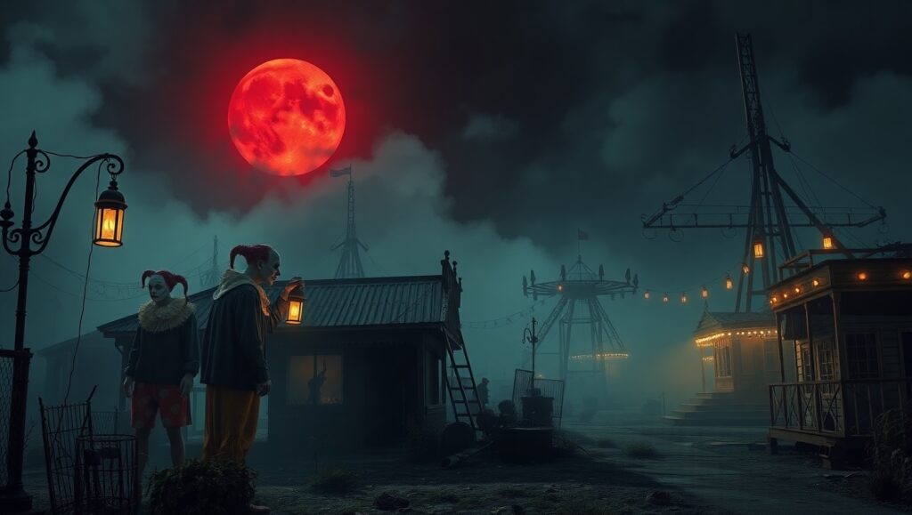 Carnival of Shadows and Phantoms – free AI stock image