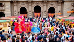 Celebration of Cultures Festival Scene I3k – free AI stock image