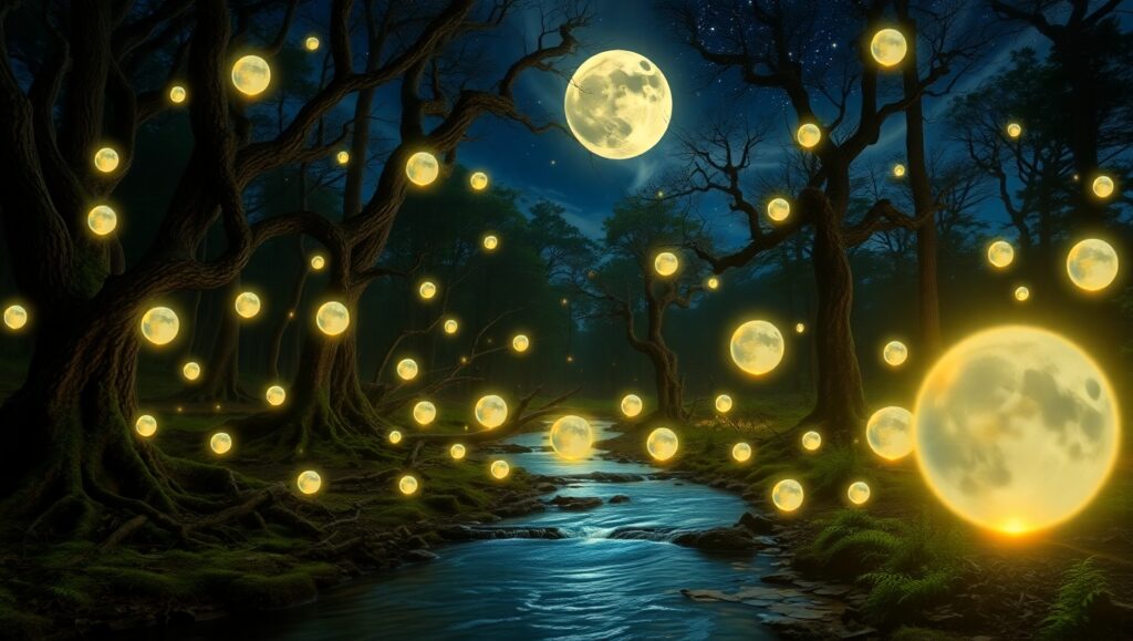 Celestial Harmony in Nature gNk – free AI stock image