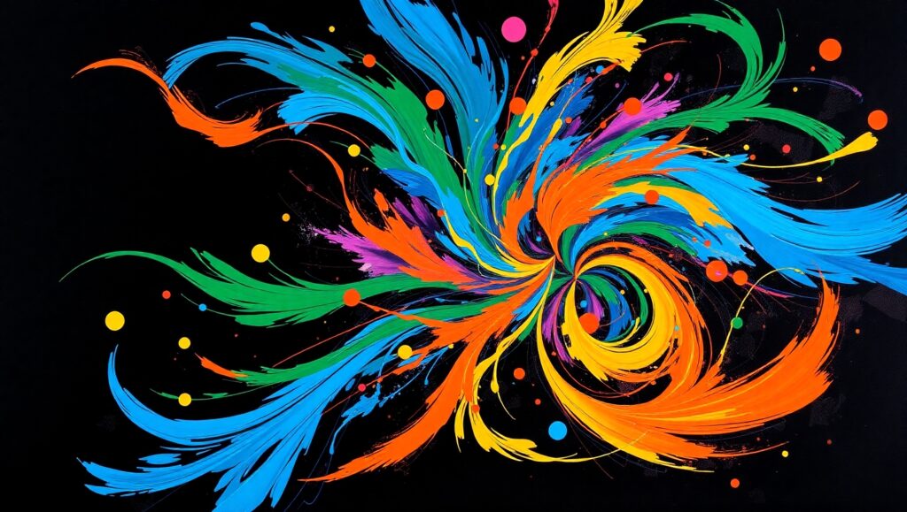 Chaos of Creative Energy – free AI stock image