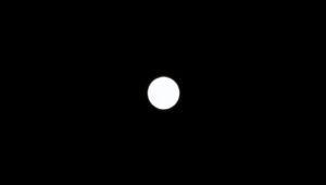 Circle of Solitude on Black – free AI stock image
