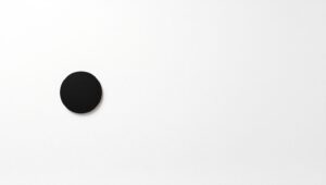Circle of Tranquility on White – free AI stock image