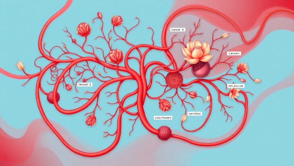 Circulatory Symphony: Healing and Disease – free AI stock image