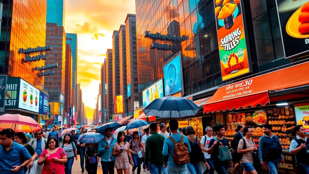 City Life in Duotone Contrast – free AI stock image