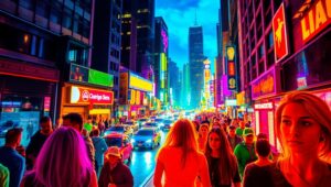 City Life in Thermal Vision Khv – free AI stock image