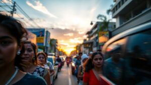 City Life Through Time-Lapse lyr – free AI stock image