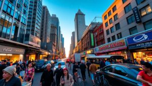 City Life Through Time-Lapse pJx – free AI stock image