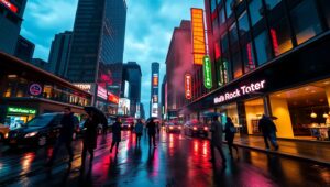 City Pulse in Motion – free AI stock image