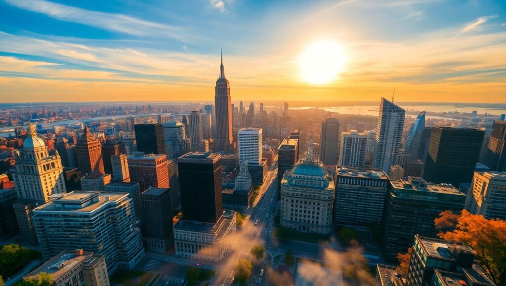 City Seasons in Time-lapse Transformation – free AI stock image