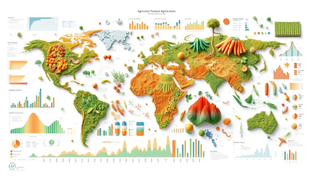 Climate Impact on Agriculture Productivity – free AI stock image