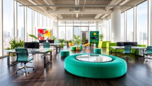 Contemporary Corporate Office Design – free AI stock image