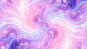 Cosmic Dance of Colors and Shapes – free AI stock image