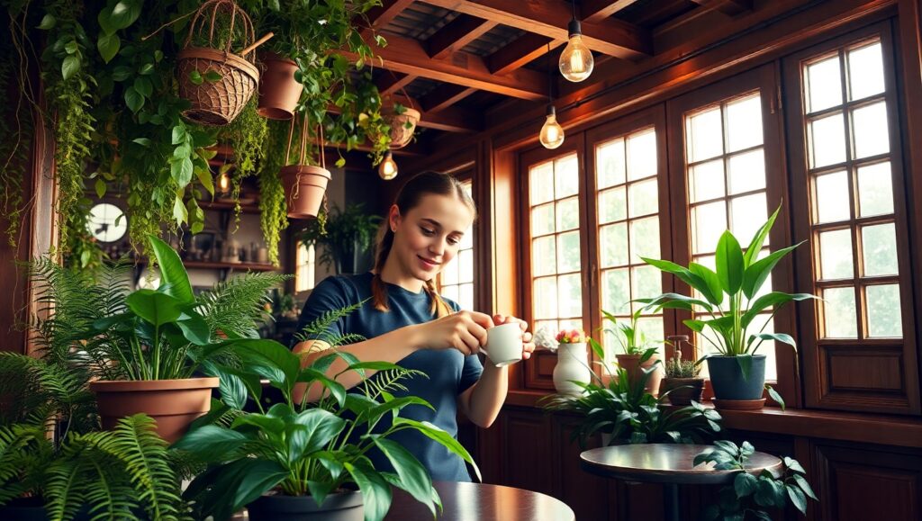 Cozy Coffee Corner Ambiance – free AI stock image
