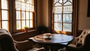 Cozy Coffee Shop Scene – free AI stock image