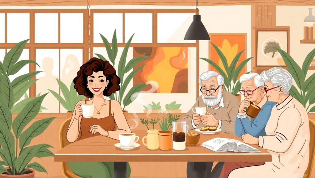 Cozy Coffee Shop Vibes – free AI stock image