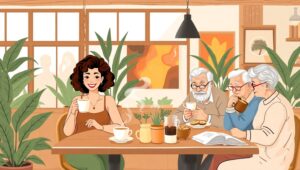 Cozy Coffee Shop Vibes – free AI stock image